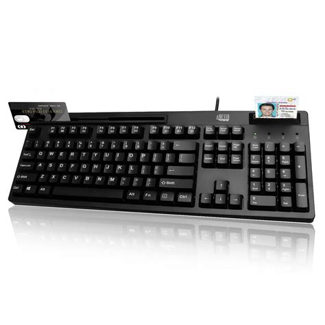 adesso easytouch 630rb smart card and magnetic stripe reader keyboard|EasyTouch™ 630SB – Smart Card Reader Keyboard .